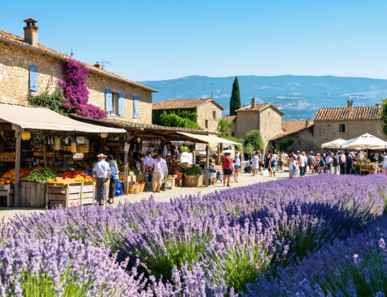 À la découverte de la Provence vraie : champs de lavande, marchés pittoresques et villages enchanteurs